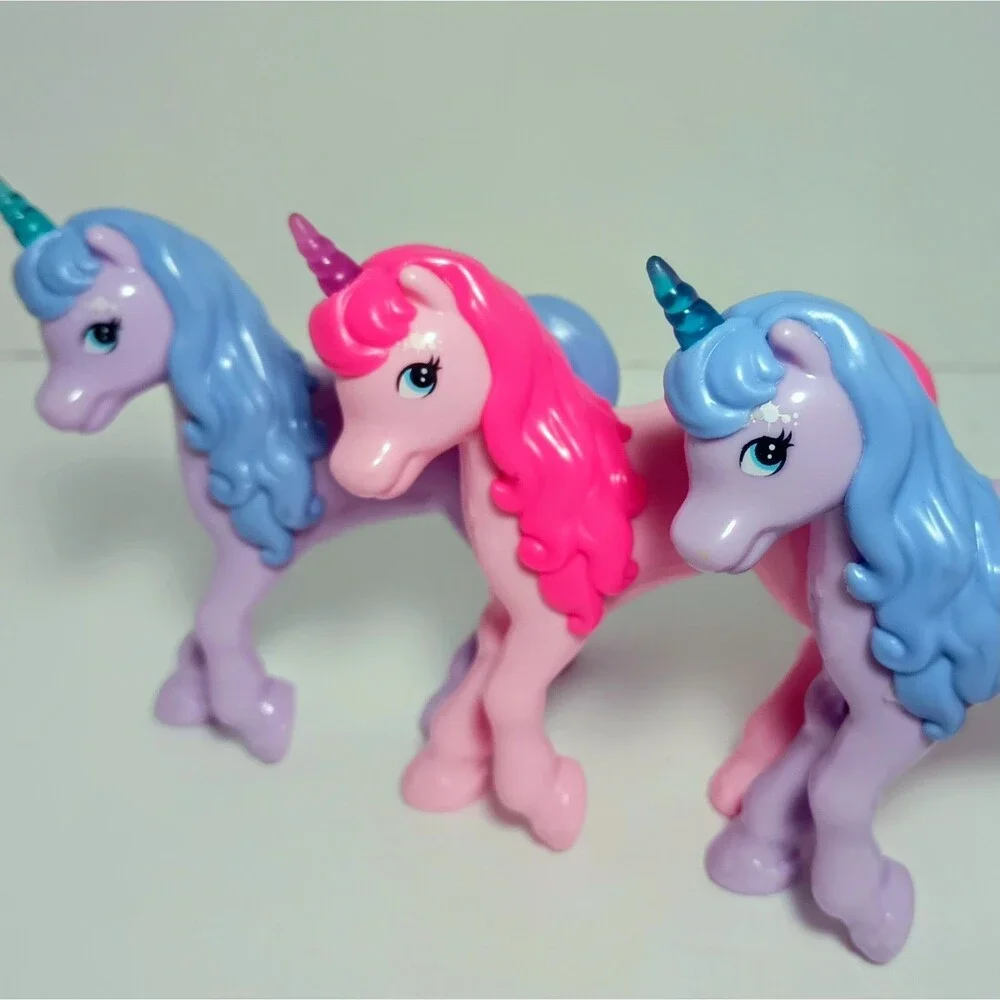 Barbie 3 Dreamtopia Pink Purple Pony Unicorns Bundle